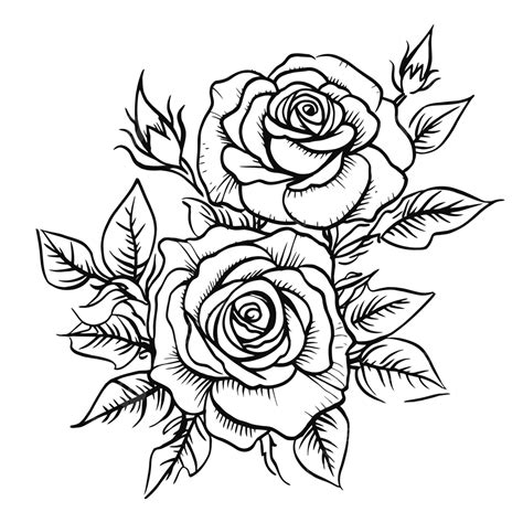 drawing black and white